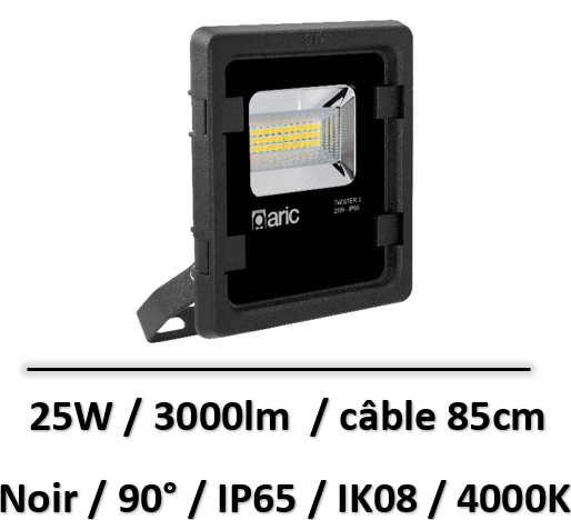 projecteur-led-aric-noir