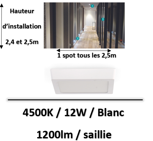spot-led-couloir-saillie