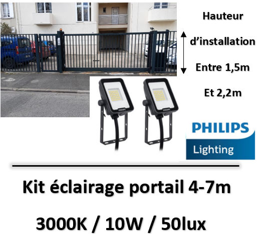kit-eclairage-portail-philips