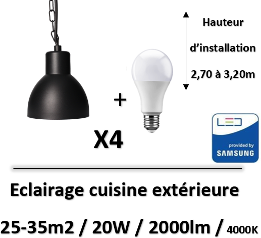kit-eclairage-suspendu-arlux