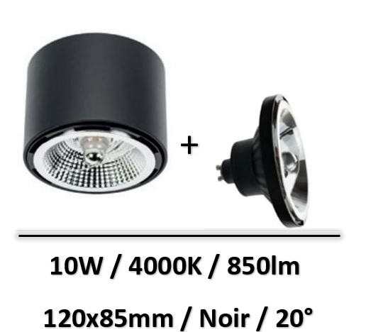 spot-led-saillie-noir