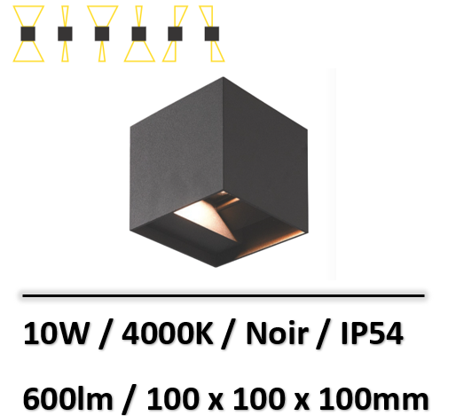 applique-led-noir-klausen