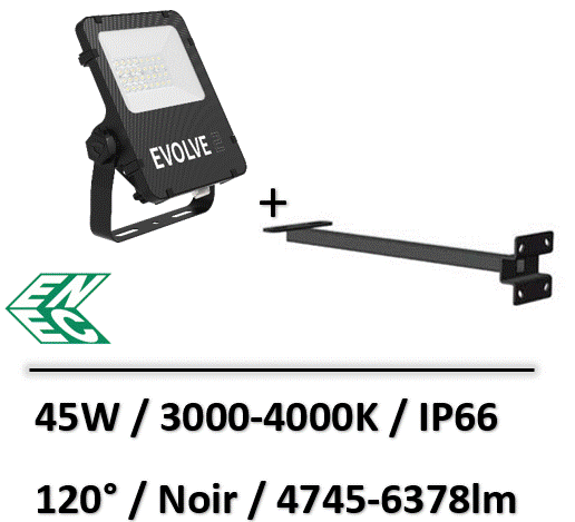 projecteur-led-45W-noir