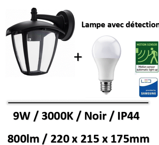 applique-led-noir-optonica