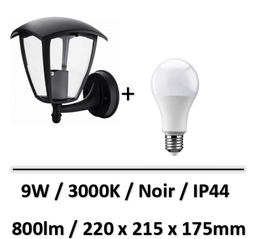 applique-led-noir-optonica