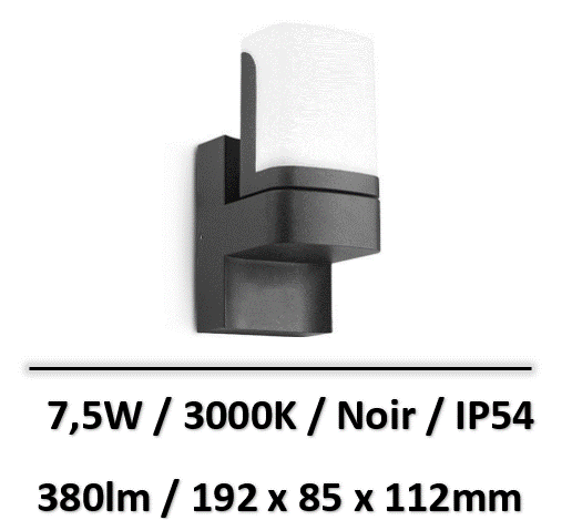 applique-led-miidex-noir