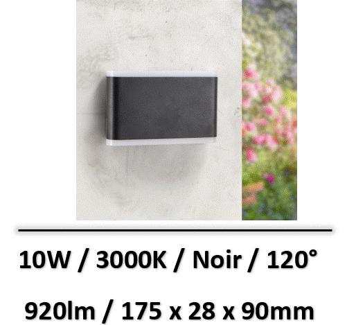applique-led-noir-ledme