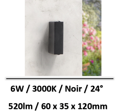 applique-led-ledme-noir-6W