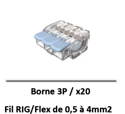 bornier-led-3P-auto