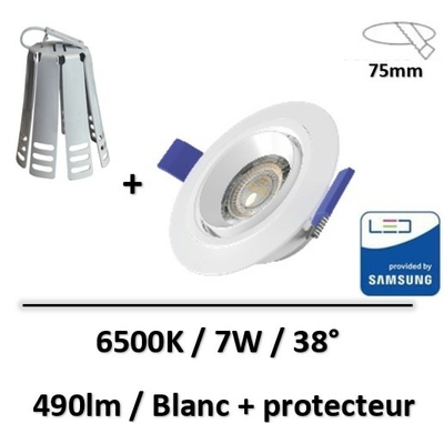 spot-led-7W-blanc-6000K