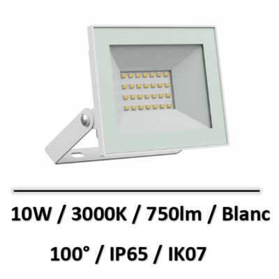 projecteur-led-10W-blanc