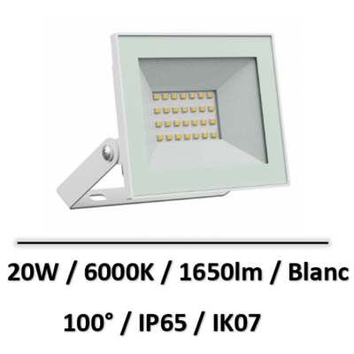 projecteur-led-blanc-20W
