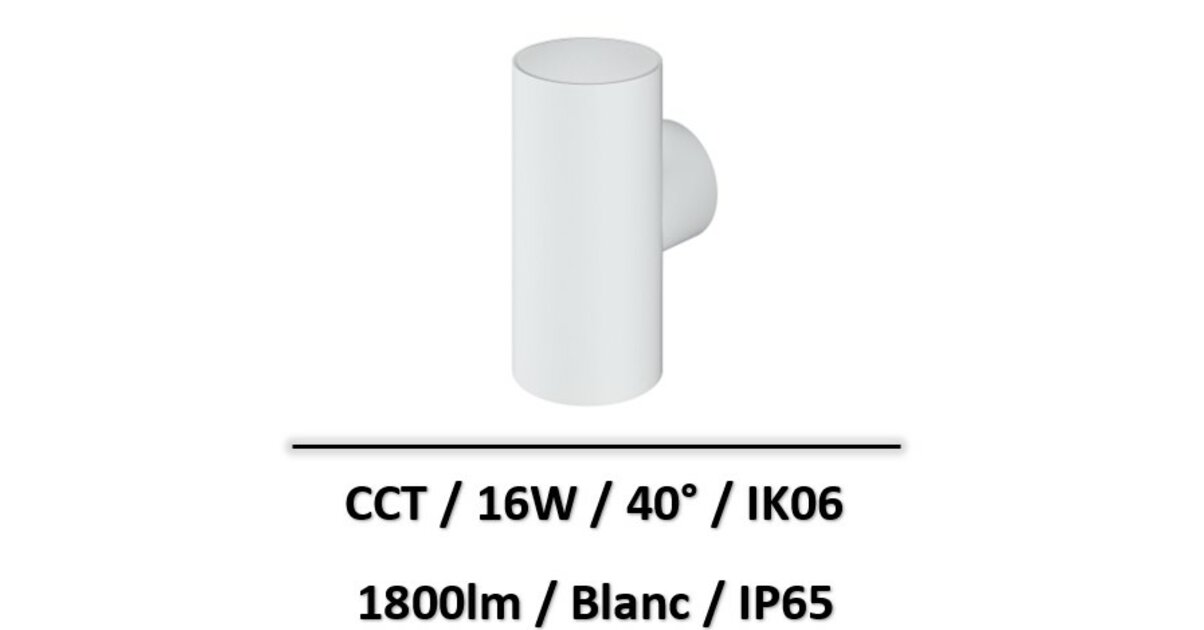Beneito Faure - Sunset applique extérieure à LED 16W Blanc CCT - 4989 ...