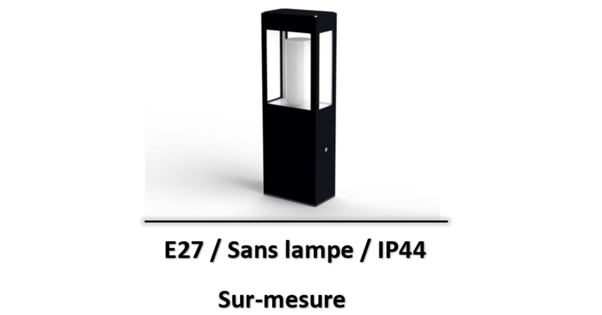 Roger Pradier - Borne Roger Pradier Brick E27 Sans lampe sur-mesure ...