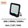 projecteur-led-20W-noir
