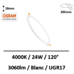 panneau-led-osram-24W