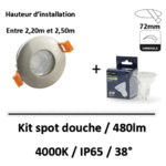 spot-led-gris-IP65-specturm-led-douche
