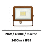 projecteur-led-marron-20W