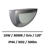 applique-led-grise-10W