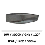 applique-led-grise-9W