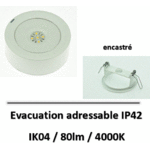 eclairage-secours-encastré