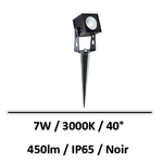 spot-led-sur-piquet-noir-beneito