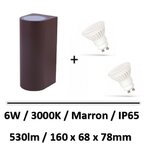 applique-led-marron-6W