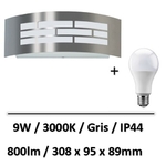 applique-led-gris-8W
