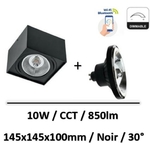 spot-led-saillie-noir-dimmable