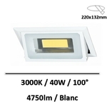 spot-led-rectangle-beneito-faure-blanc