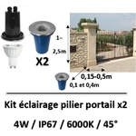 eclairage-de-pilier-portail-led-4W