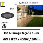 eclairage-led-facade-noir