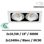 spot-led-twist-arkos-blanc