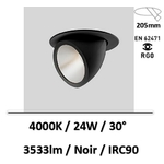 spot-led-escargot-noir