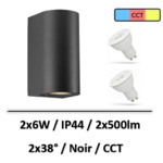 applique-led-noir-canto-nordlux
