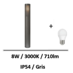 borne-led-grise