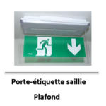 porte-etiquette-plafond-led