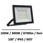 projecteur-led-100W-noir