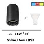 spot-led-CCT-saillie-noir