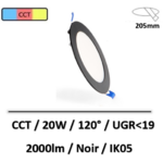 spot-led-20W-CCT-noir