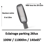Lampadaire-100W