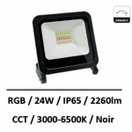 projecteur-noir-24W-dimmable