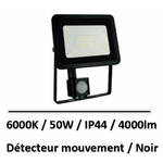 projecteur-noir-50w-6000K-detecteur