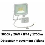 projecteur-blanc-20W-3000K-detecteur