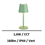 lampe-led-table-vert