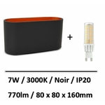 applique-led-7W-noir