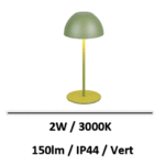 led-pour-table-vert