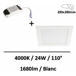 spot-led-carre-blanc-24W