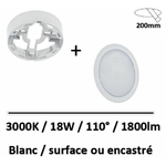spot-led-blanc-18W-surface-encastre