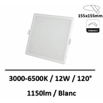 spot-led-carre-blanc-CCT-12W